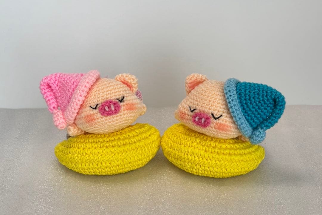 あみぐるみ　ハンドメイド　ぶたさん【オーダー商品】ErikoT