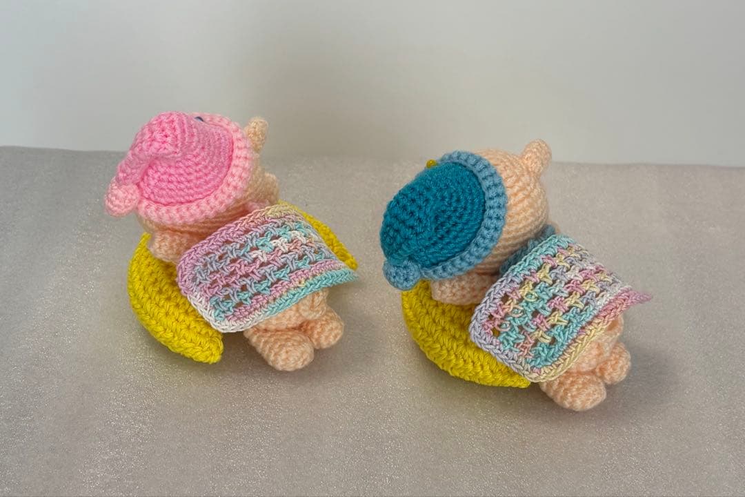 あみぐるみ　ハンドメイド　ぶたさん【オーダー商品】ErikoT