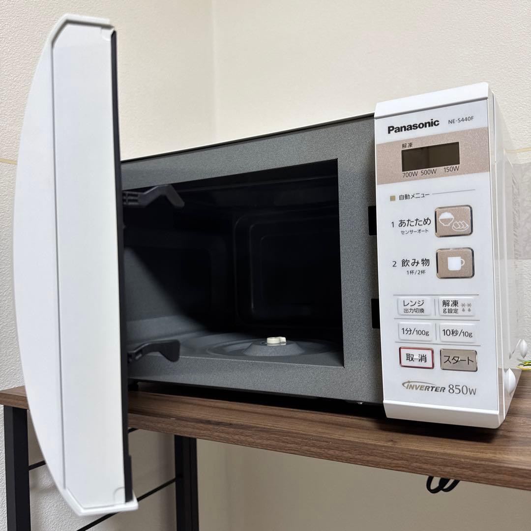 送料込 Panasonic 単機能レンジ 22L ホワイト NE-S440-W