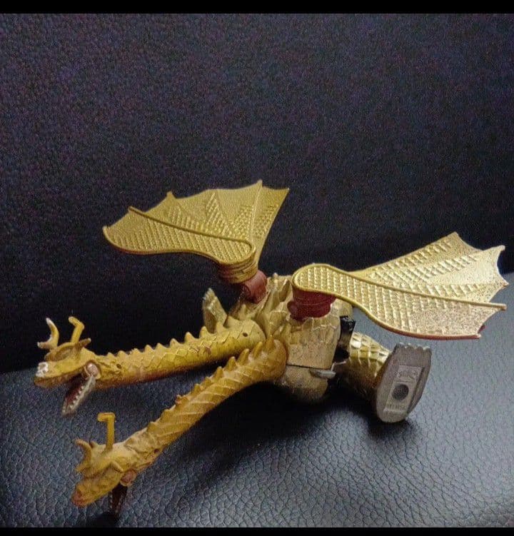 昭和レトロ希少　ブルマァク ジンクロン Z合金 キングギドラ　欠品有り