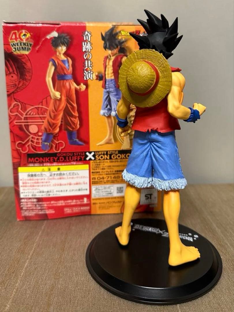 ドラゴンボールZ×ONE PIECE DX組立式フィギュア 全4種　箱付
