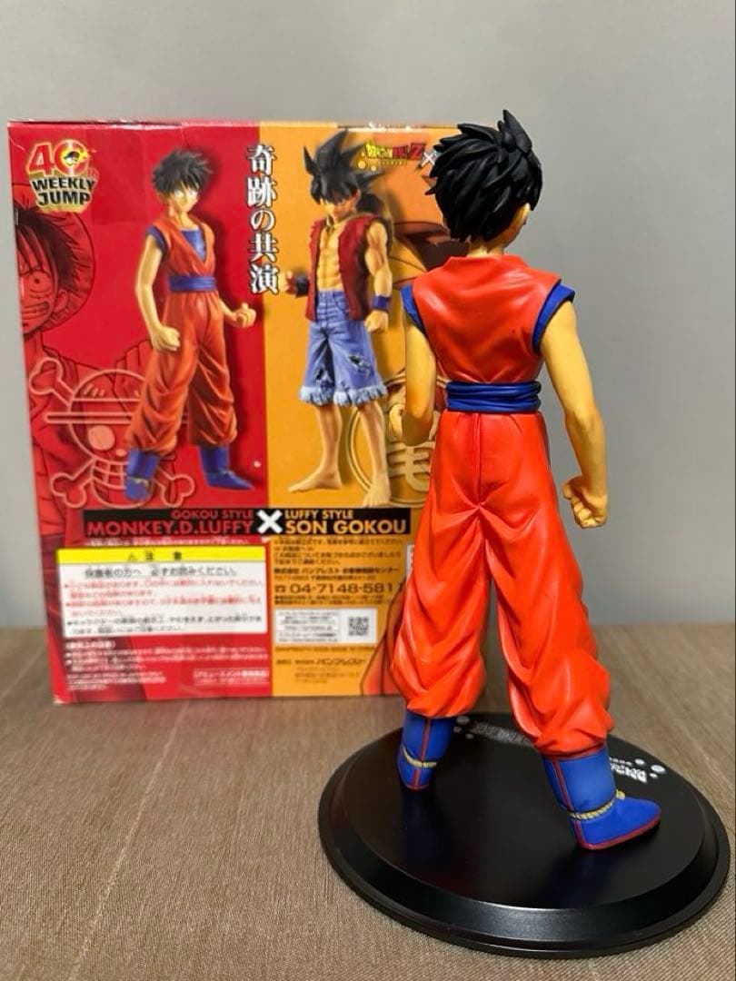 ドラゴンボールZ×ONE PIECE DX組立式フィギュア 全4種　箱付