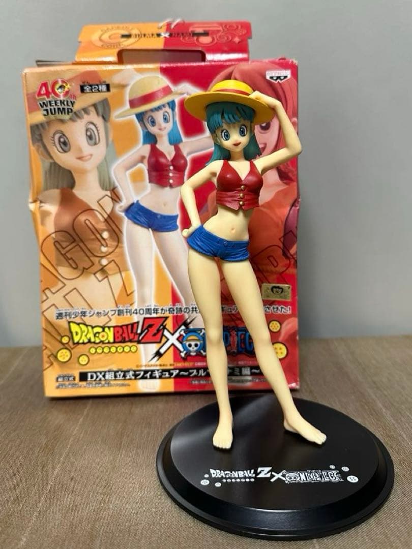 ドラゴンボールZ×ONE PIECE DX組立式フィギュア 全4種　箱付