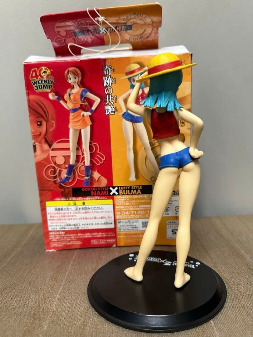 ドラゴンボールZ×ONE PIECE DX組立式フィギュア 全4種　箱付