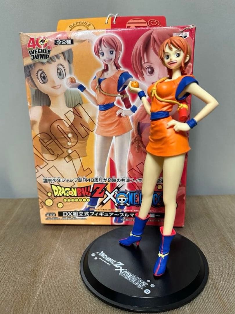 ドラゴンボールZ×ONE PIECE DX組立式フィギュア 全4種　箱付