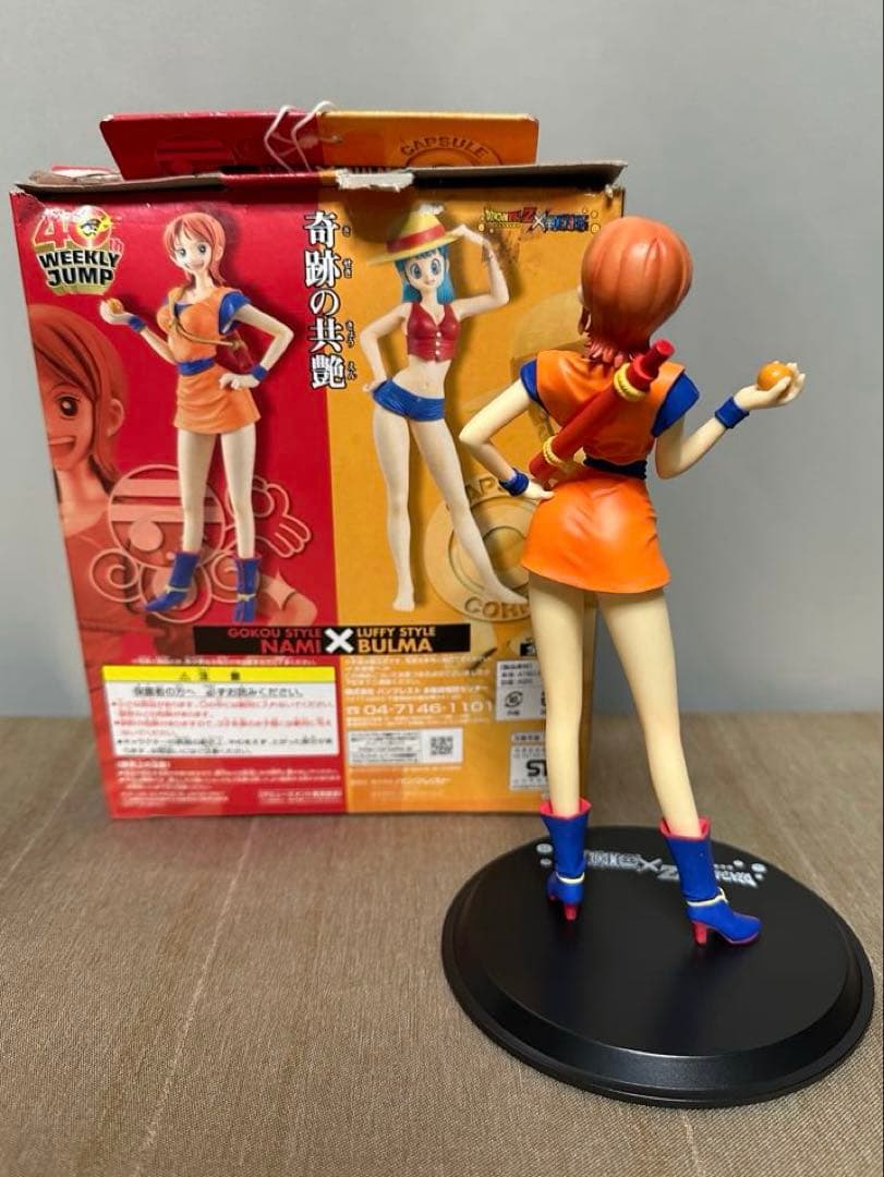 ドラゴンボールZ×ONE PIECE DX組立式フィギュア 全4種　箱付