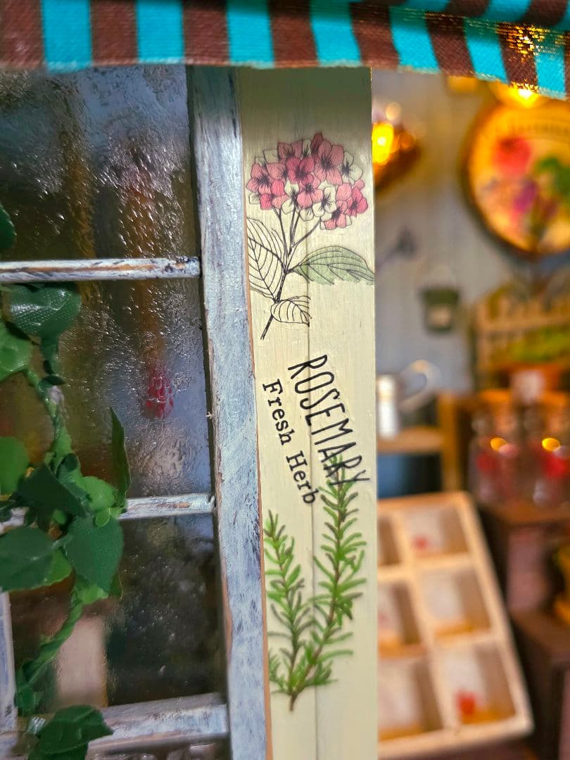 ミニチュア★ドールハウス★ハンドメイド★趣味のガーデニングハウス