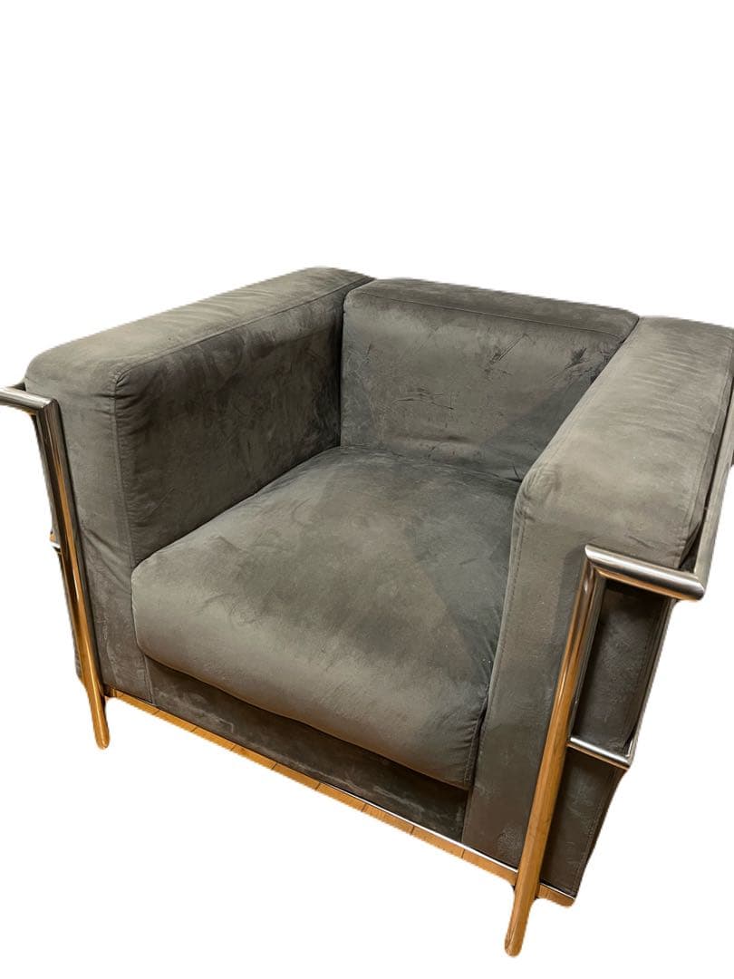 ソファ　3人掛け 1掛けセット　 コルビュジェ デザイナーズ ベロア調