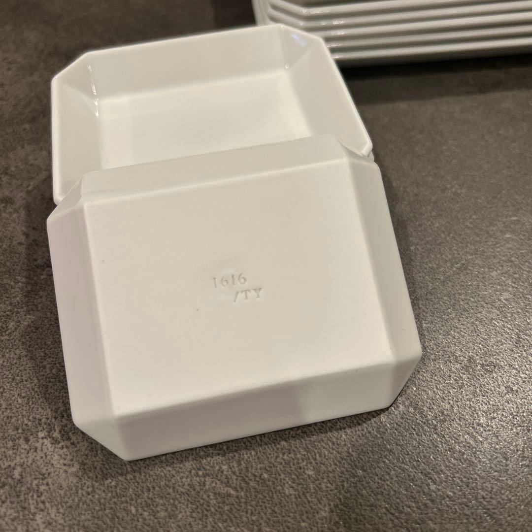 1616 srita japan 角皿セット 陶器製 11枚