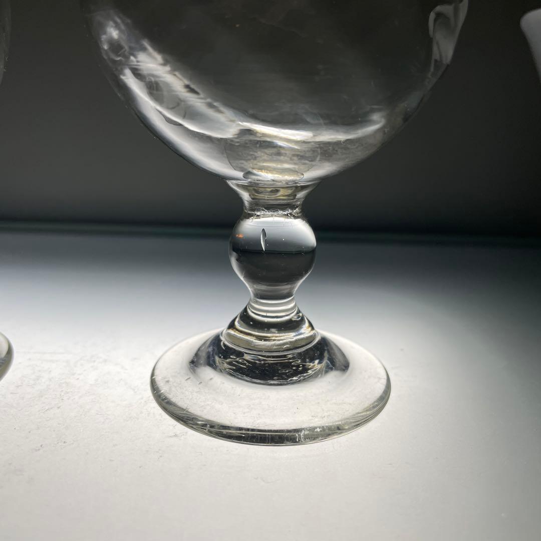 星耕硝子　丸モールグラス　2個