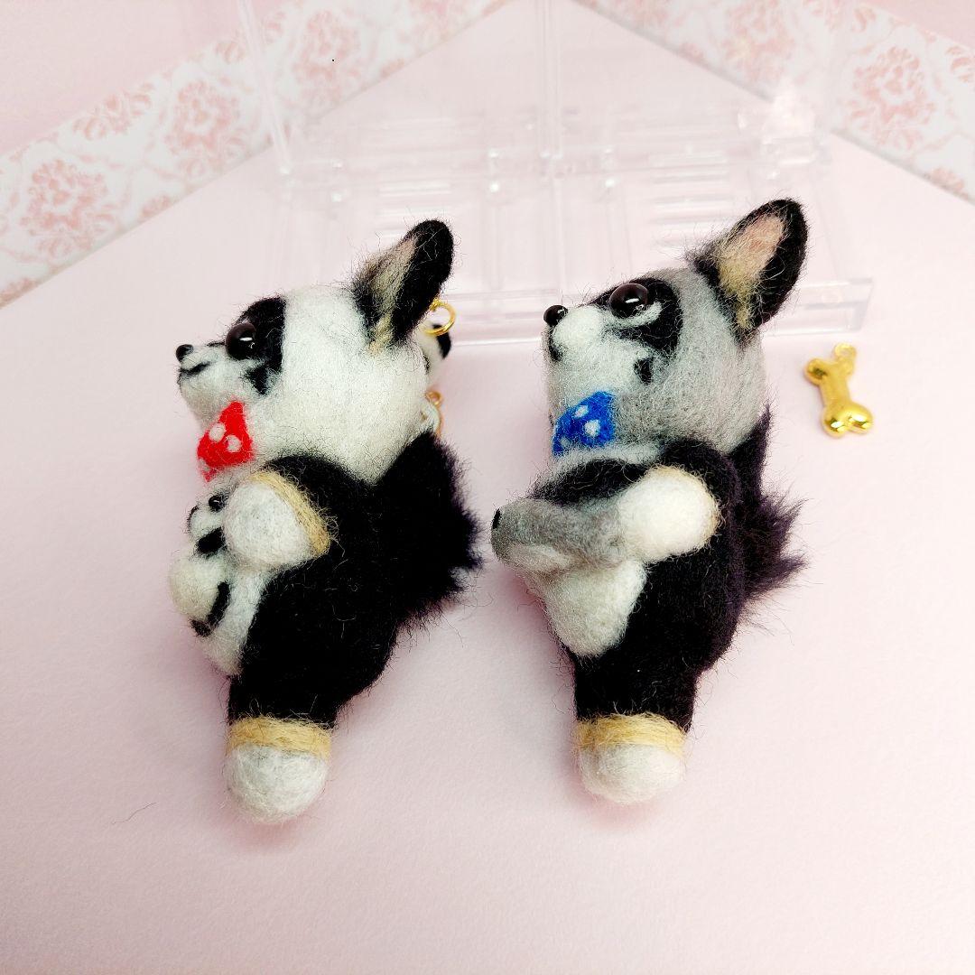 ちゃっぴーページ メモリアルチワワキーホルダー 羊毛フェルトハンドメイド
