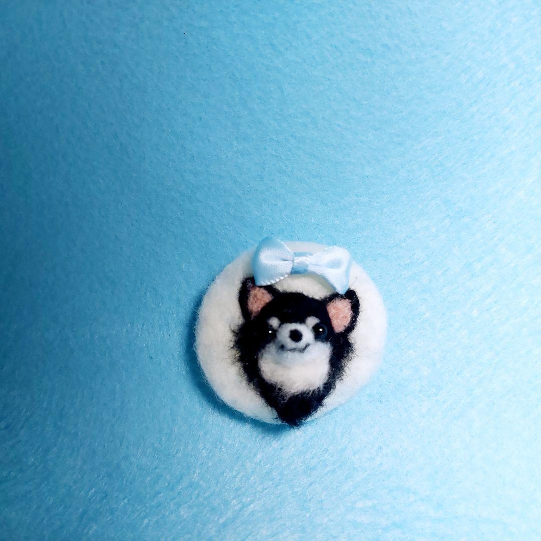 ちゃっぴーページ メモリアルチワワキーホルダー 羊毛フェルトハンドメイド
