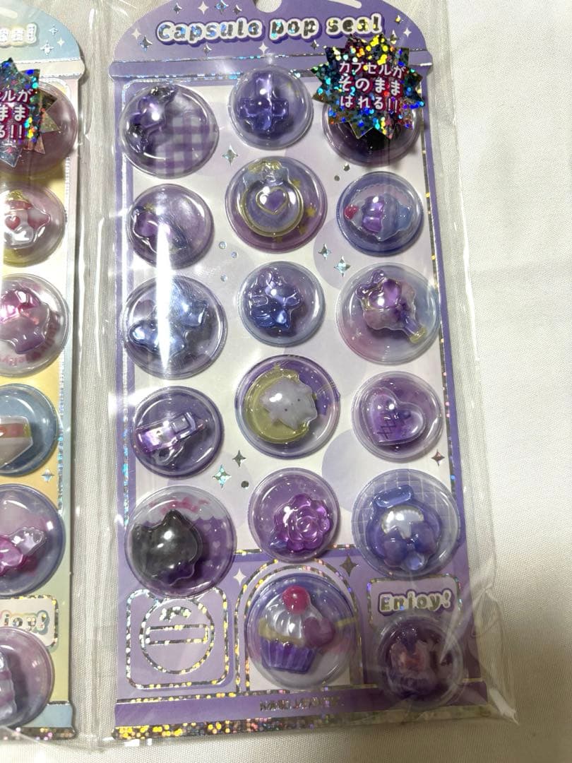 【新品未開封正規品】カミオジャパン　カプセルポップシール　5枚