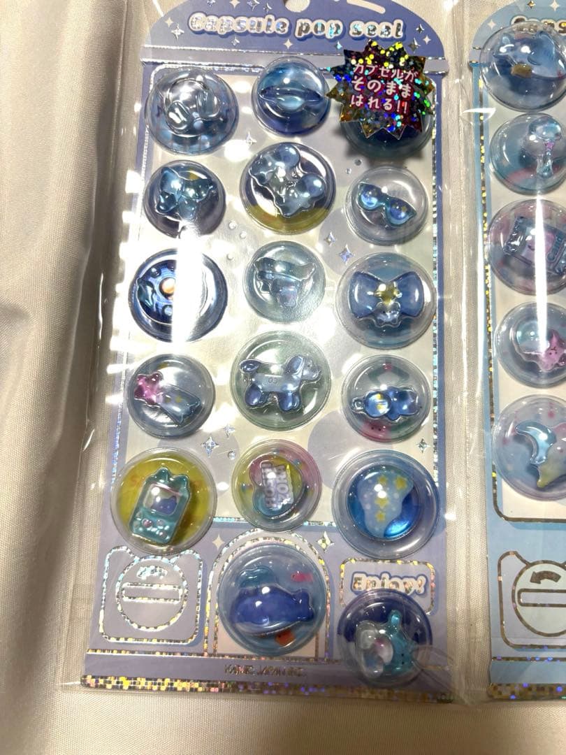 【新品未開封正規品】カミオジャパン　カプセルポップシール　5枚