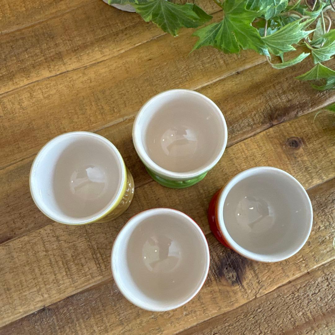 LE CREUSET ル・クルーゼ　レインボー　エッグカップ