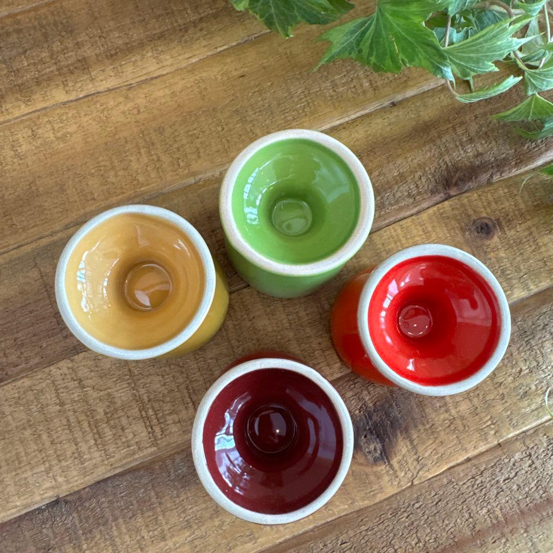 LE CREUSET ル・クルーゼ　レインボー　エッグカップ