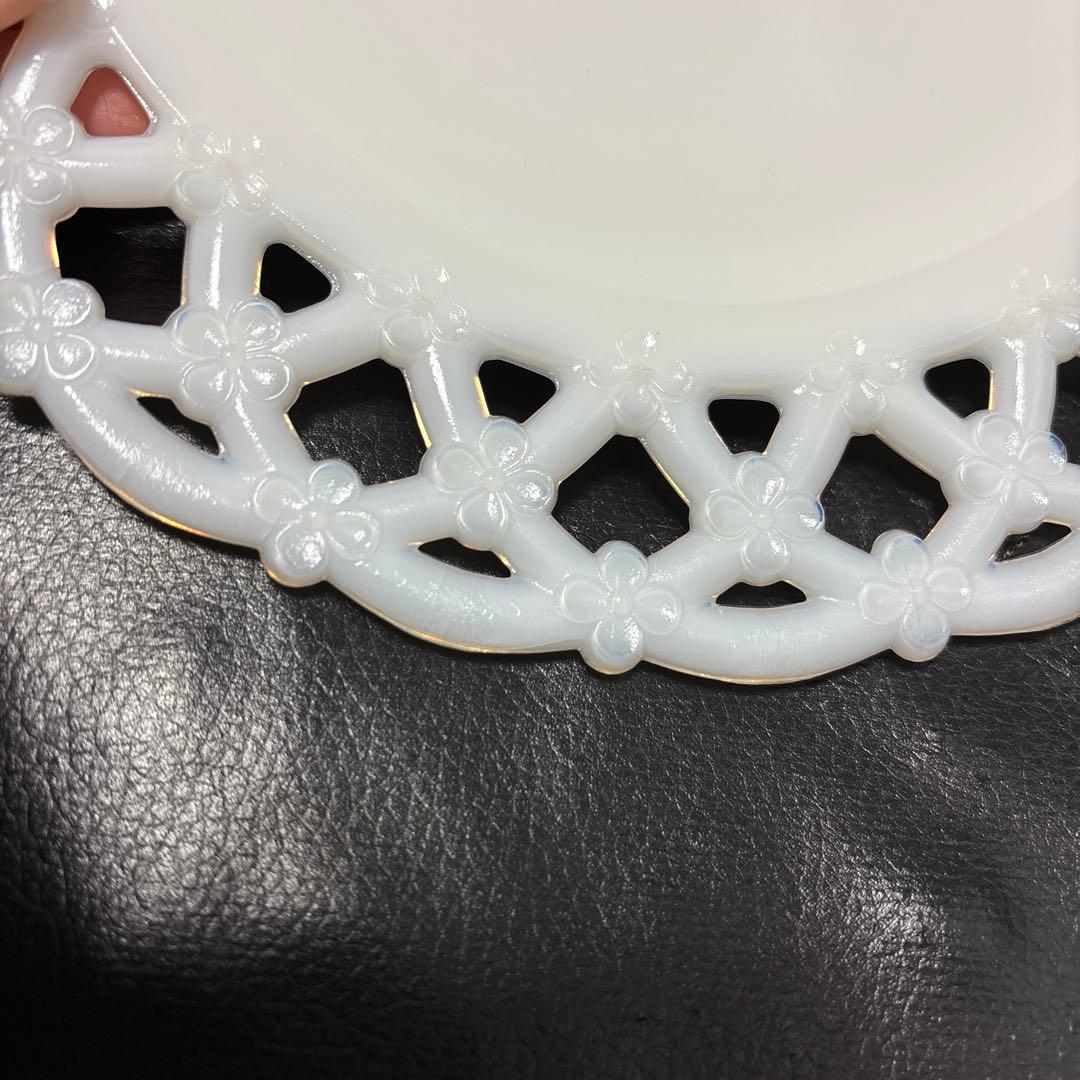 ウエストモアランド レースエッジ プレート 4枚セット アメリカンアンティーク