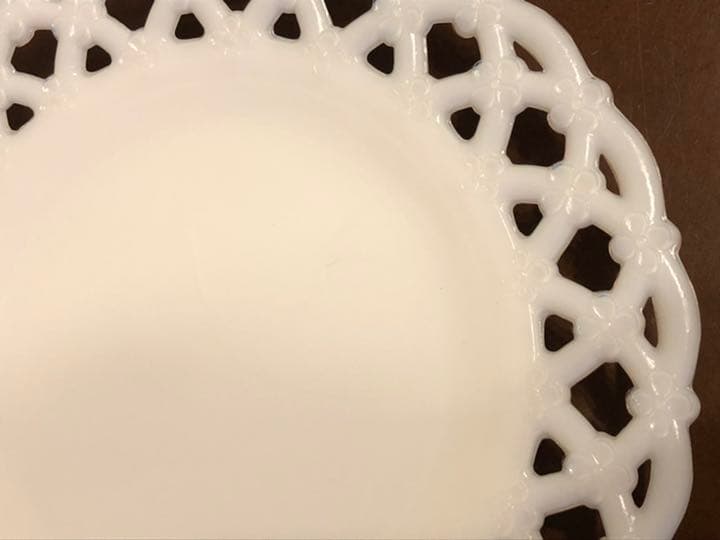 ウエストモアランド レースエッジ プレート 4枚セット アメリカンアンティーク