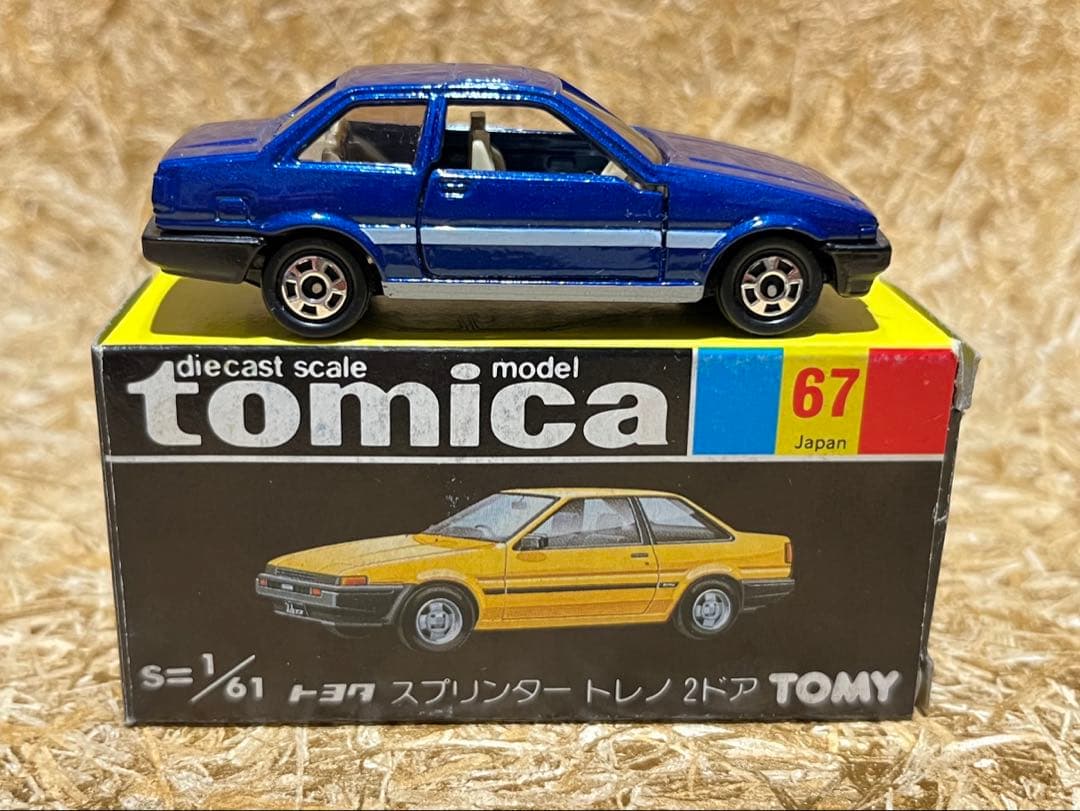 トミカ 日本製 黒箱 67 トヨタ スプリンター トレノ 2ドア