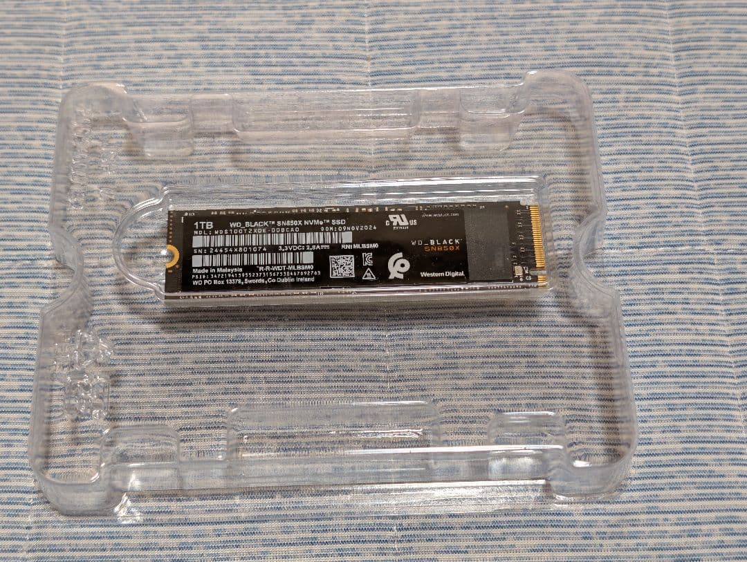 内蔵型SSD WD_BLACK SN850X NVMe SSD 1TB