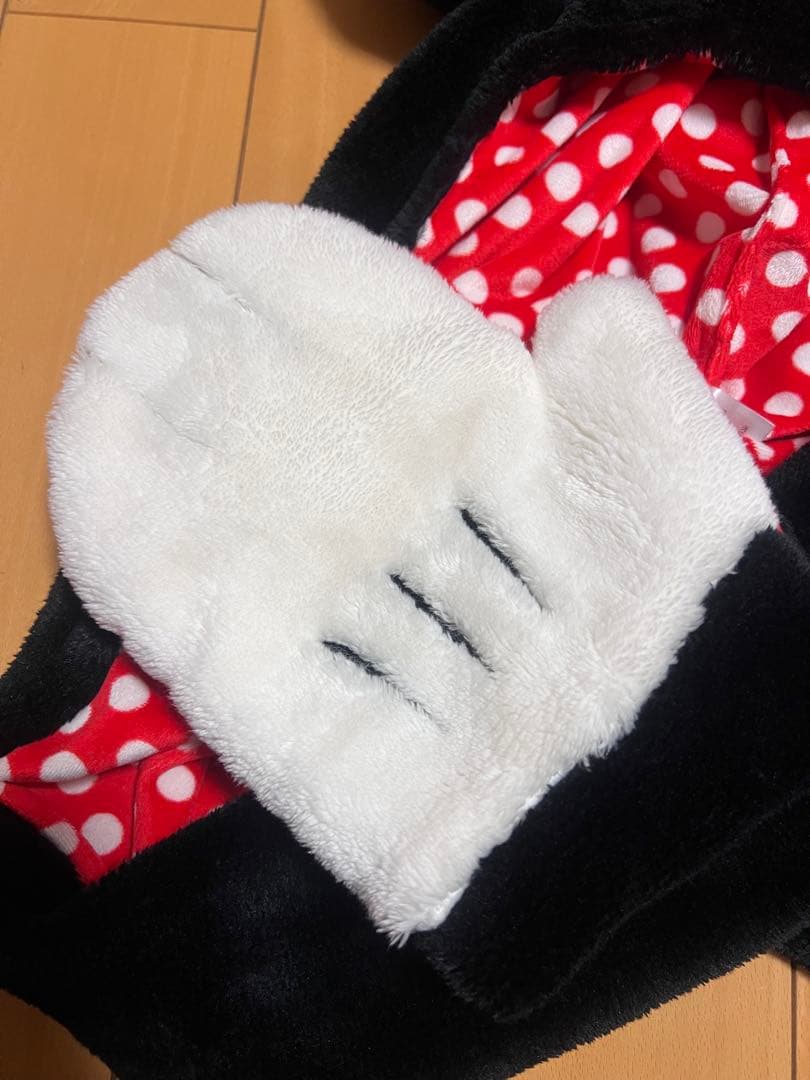 ディズニー ミニーちゃん ミニー マフラーキャップ　ミニーマウス