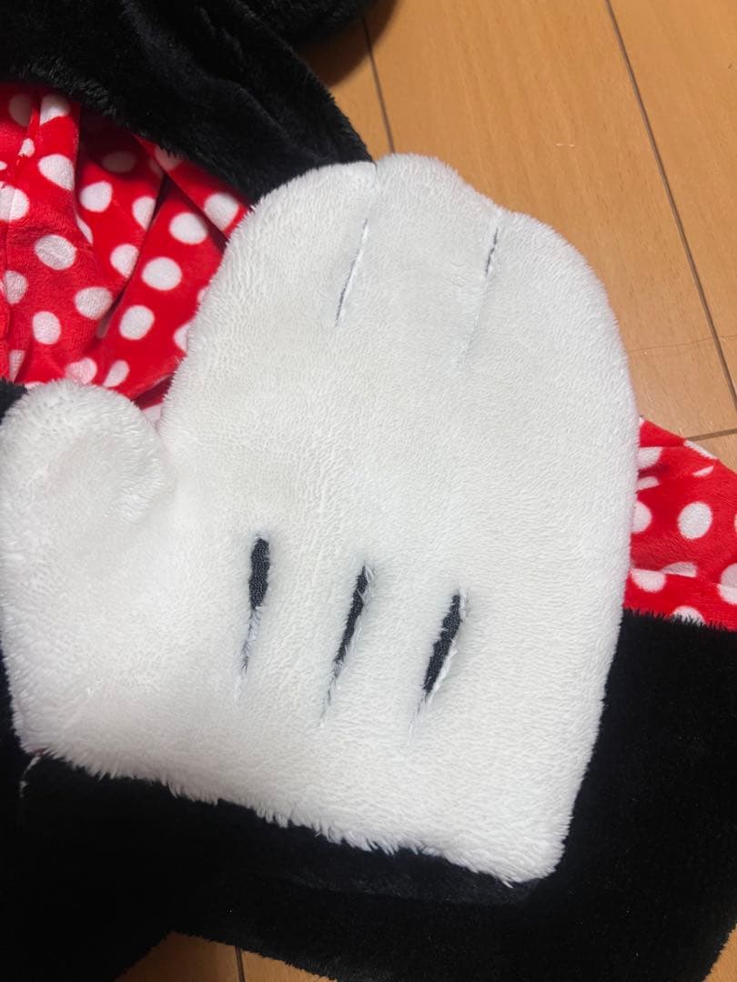 ディズニー ミニーちゃん ミニー マフラーキャップ　ミニーマウス