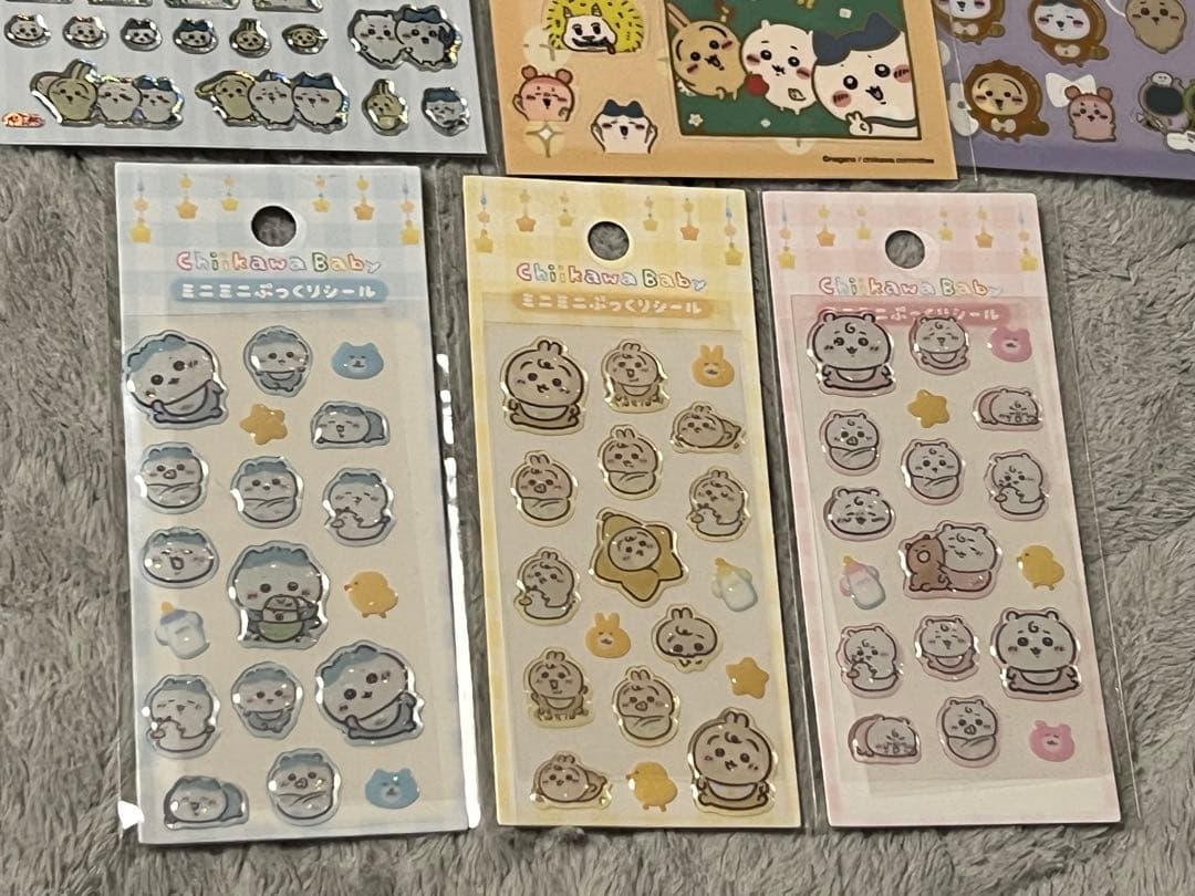 【正規品】ちいかわ　ボンボンドロップシール　ぷっくりあしーる　14セット　セリア