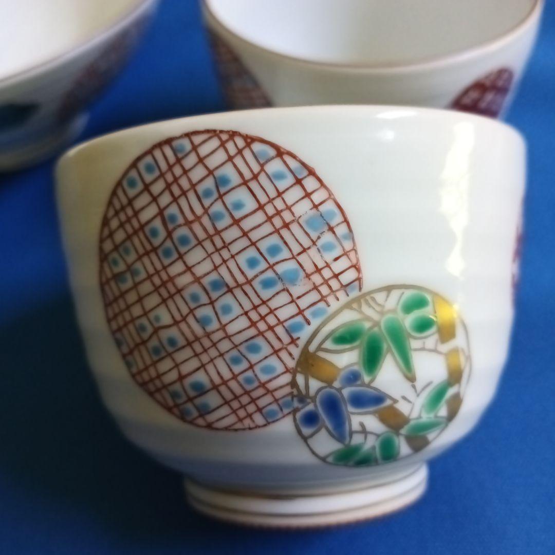 清水焼　茶碗2 湯呑2 個セット