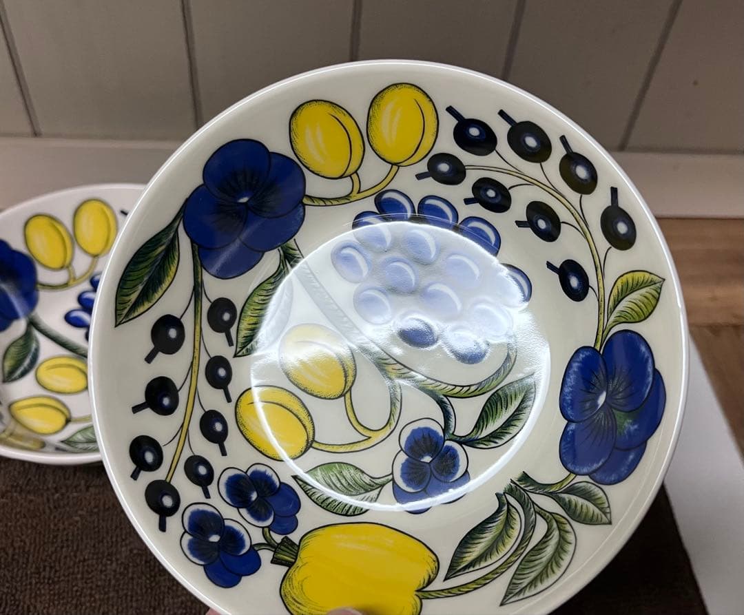 新品　パラティッシ　イエロー　ボウル　13cm　2個