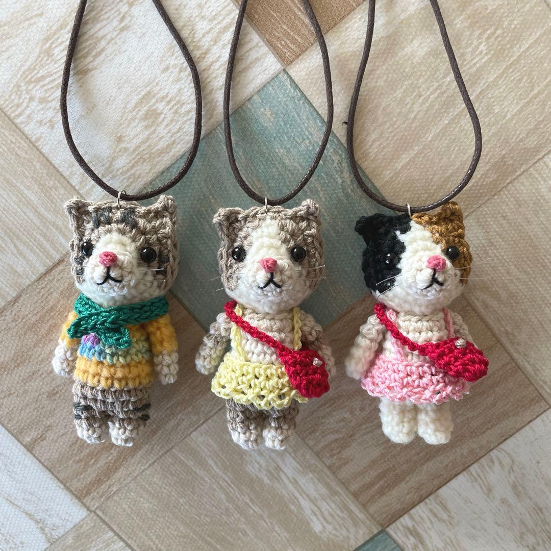 ねこ。編みぐるみハンドメイド