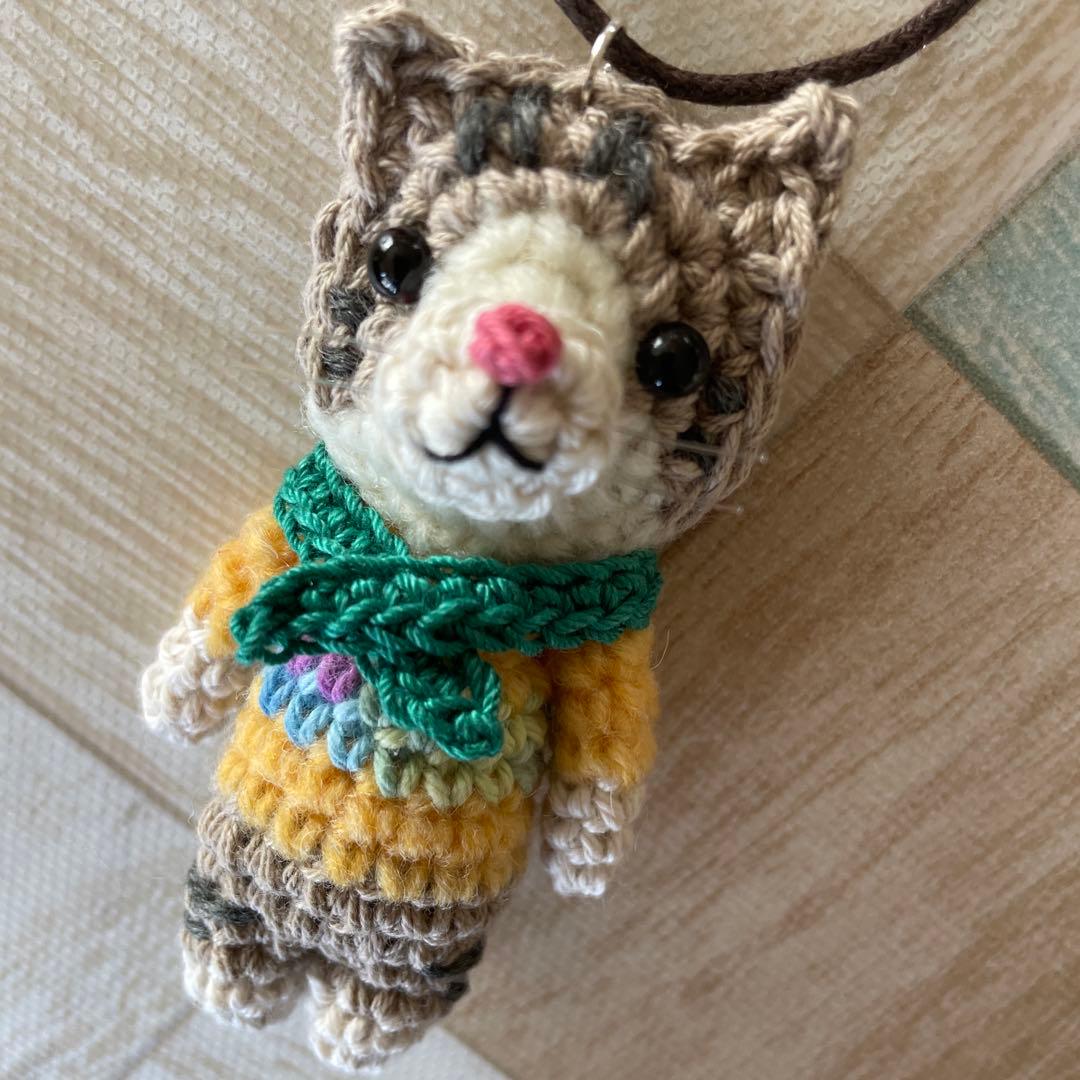 ねこ。編みぐるみハンドメイド