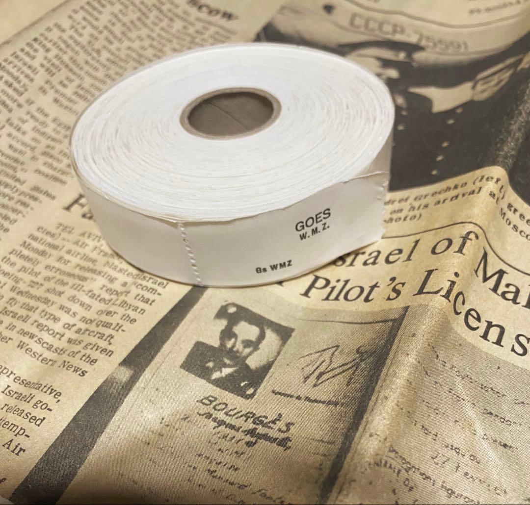 海外ヴィンテージ郵政ラベルロール　♯紙モノ