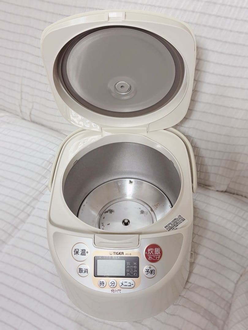 タイガー TIGER マイコン炊飯器 1升炊き ホワイト JBH-B180