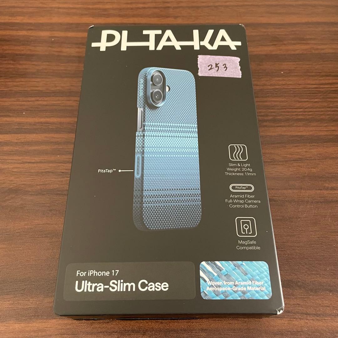 PITAKA iPhone 17用ケース 極薄 軽量MagSafe対応