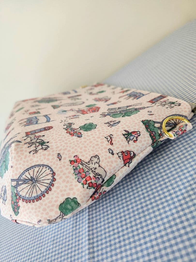 キャスキッドソン ハンドメイド ラミネート ロンドン ショルダー用 ポーチ