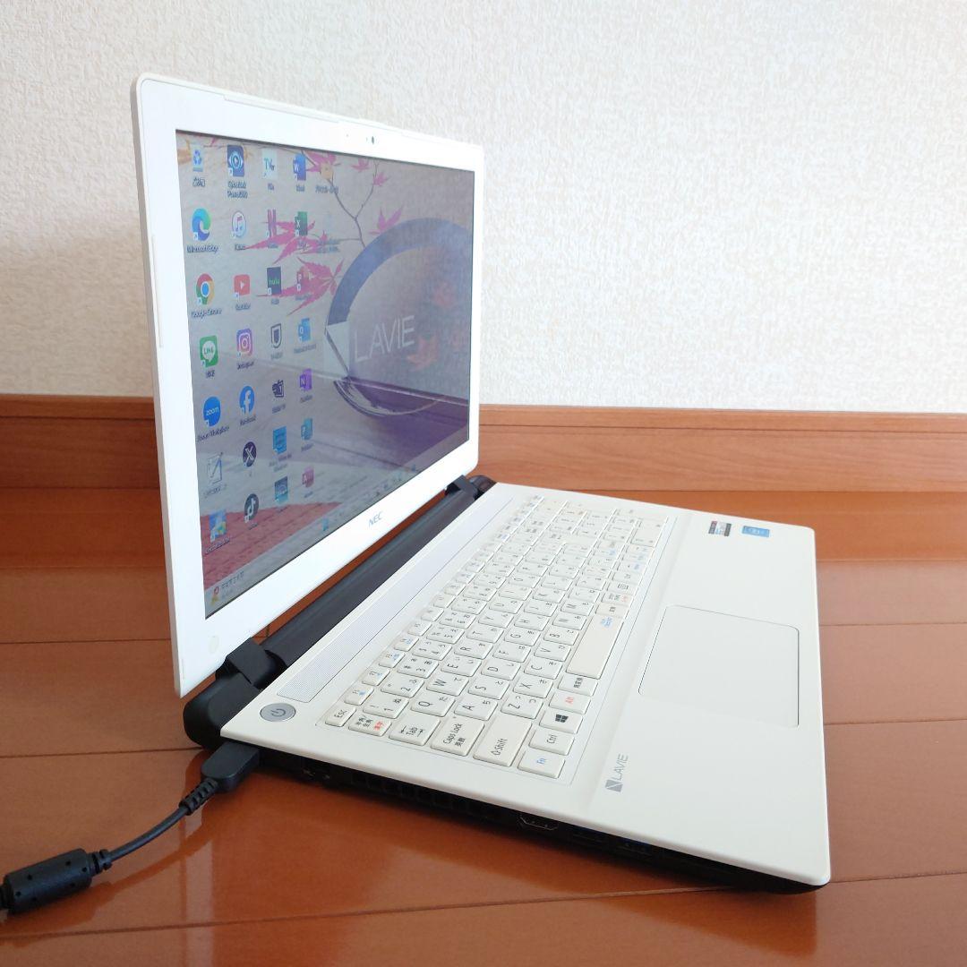 NEC LAVIE✨️ホワイト✨️Win11　SSD256GB　オフィス2021