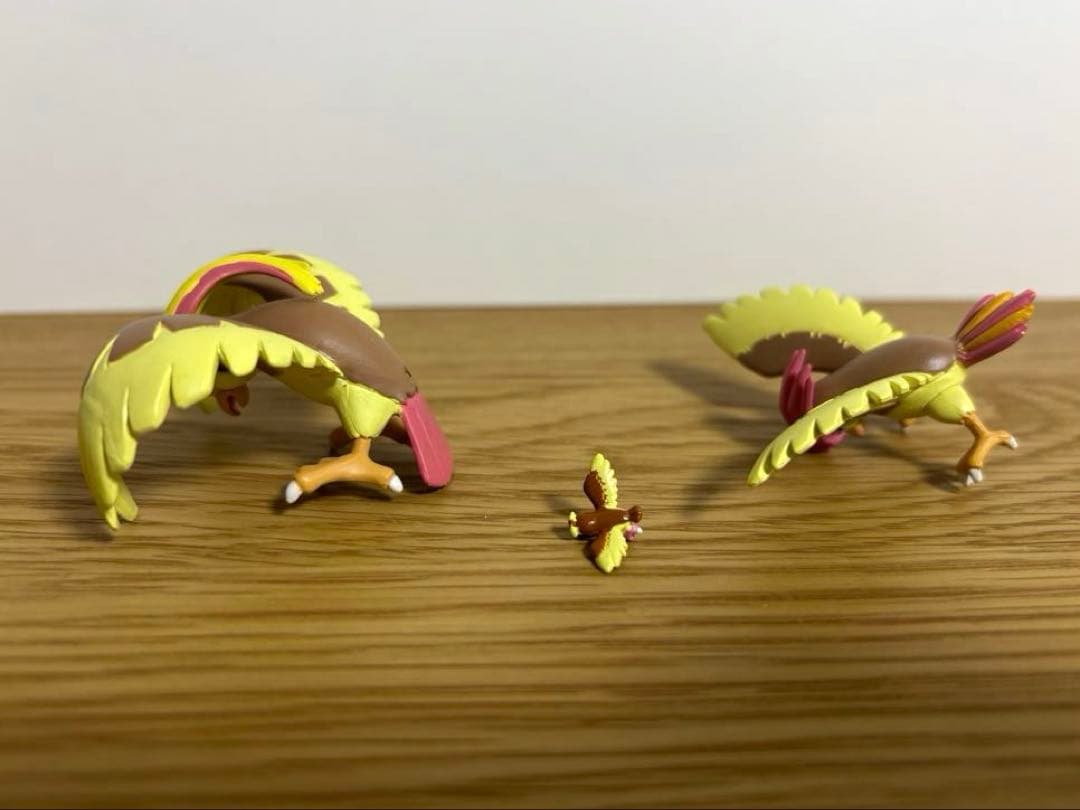 立体ポケモン図鑑　ポッポ　ピジョン　ピジョット　フィギュア