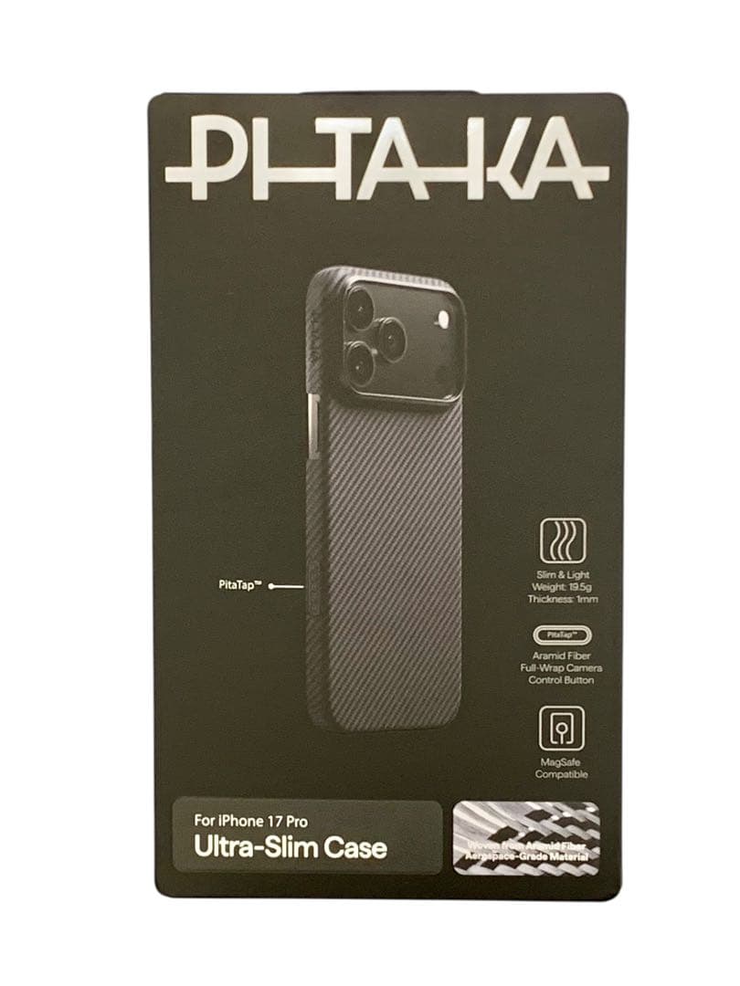 【開封・未使用】PITAKA iPhone 17 Pro用 ケース 極薄