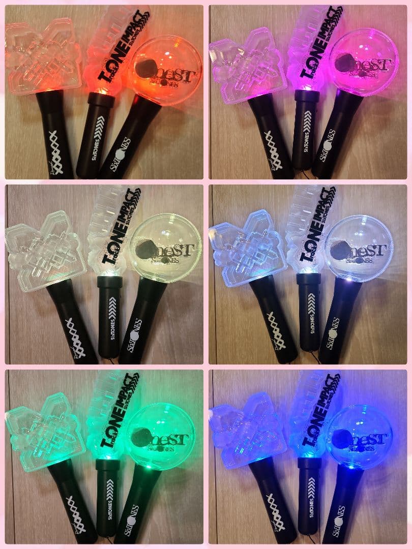 SixTONES ペンライト まとめ売り CITY 慣声 VVS YONGOLD