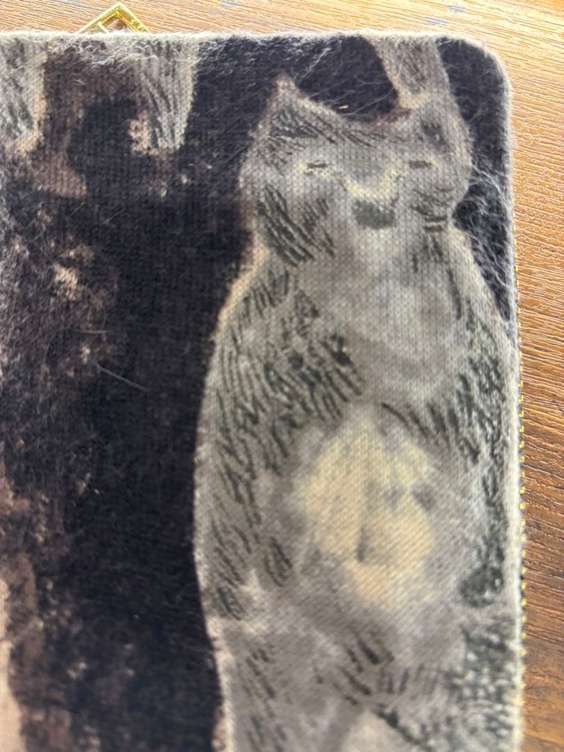 希少☆ ミナペルホネン　alive ウォレット　ハンドメイド　くま