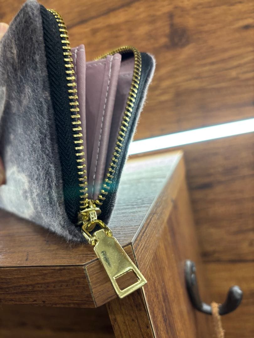 希少☆ ミナペルホネン　alive ウォレット　ハンドメイド　くま