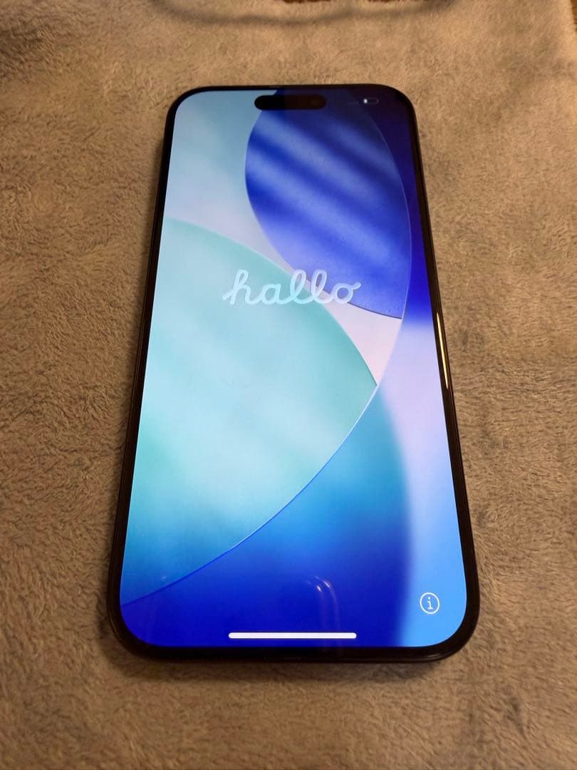 メル)Apple iPhone 15 Pro 128GBブラックチタニウム