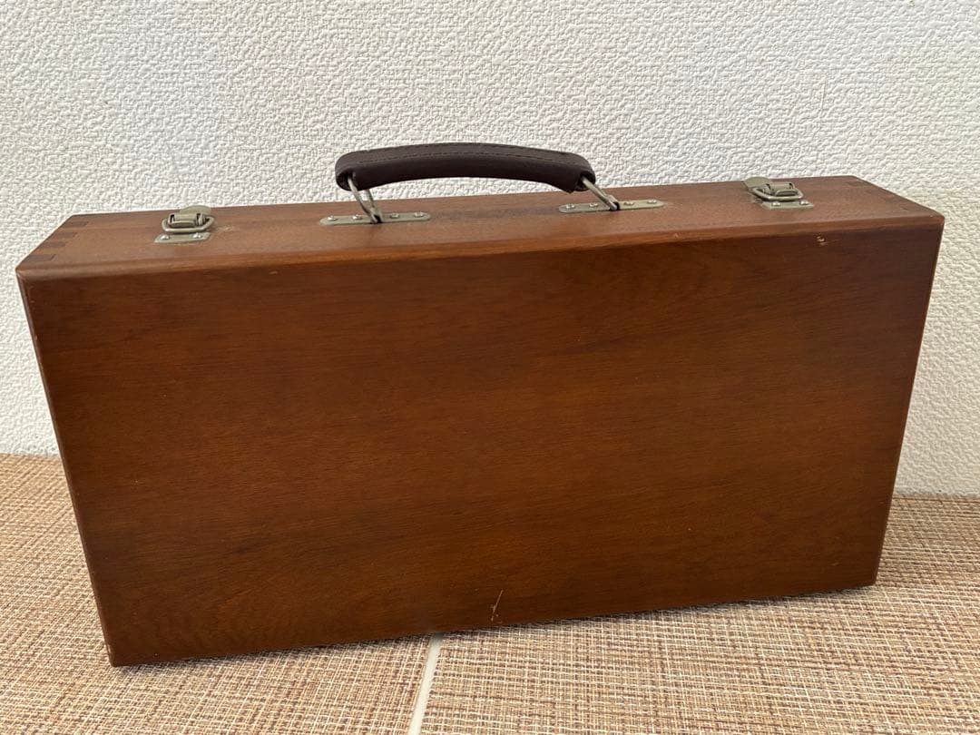 油絵具 木製箱入りセット