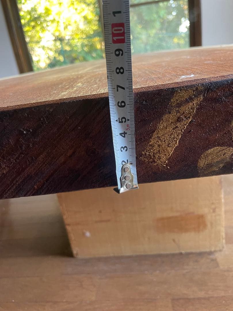 値下げ　一枚板　テーブル　天板の板のみ　キズ汚れ多数　倉庫保管で状態良くないです