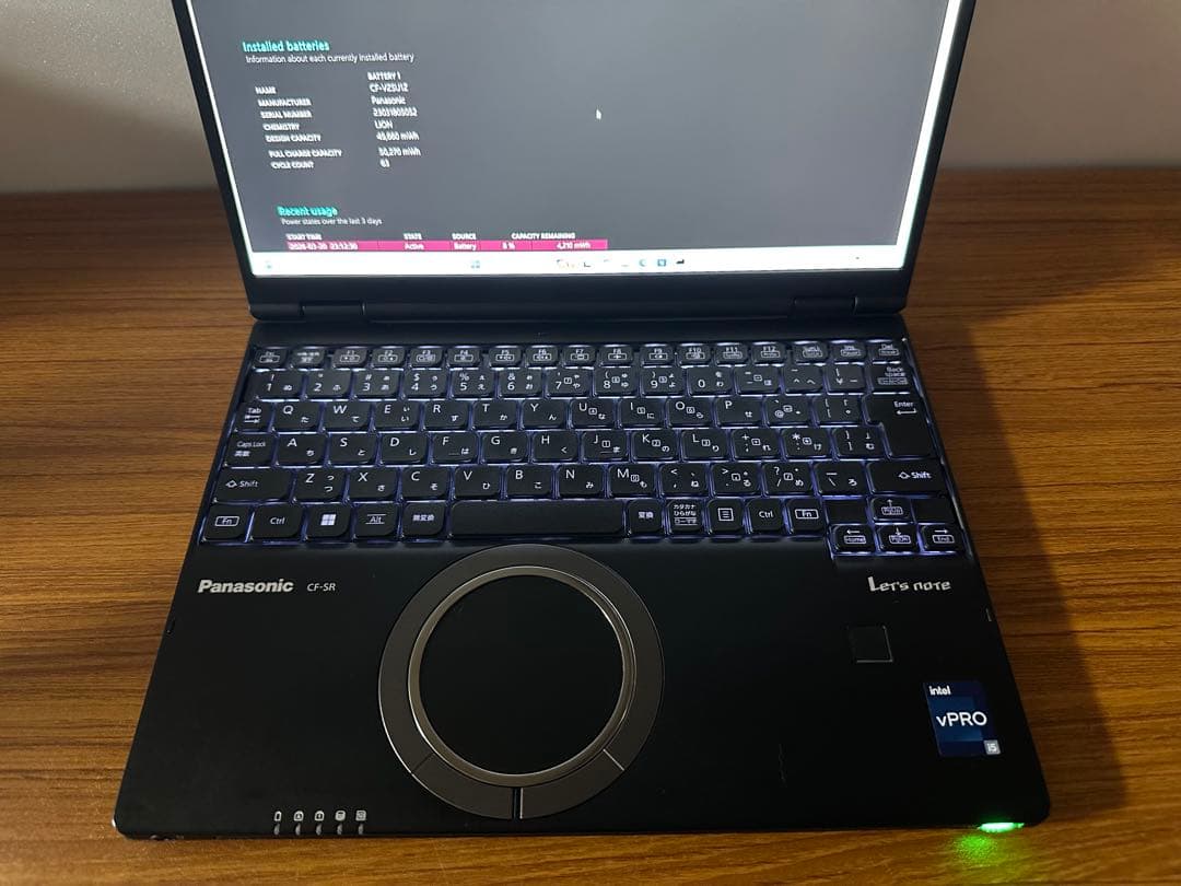 Windowsノート本体 3.Let's note CF-SR4 i5-1345 16Gb 256Gb