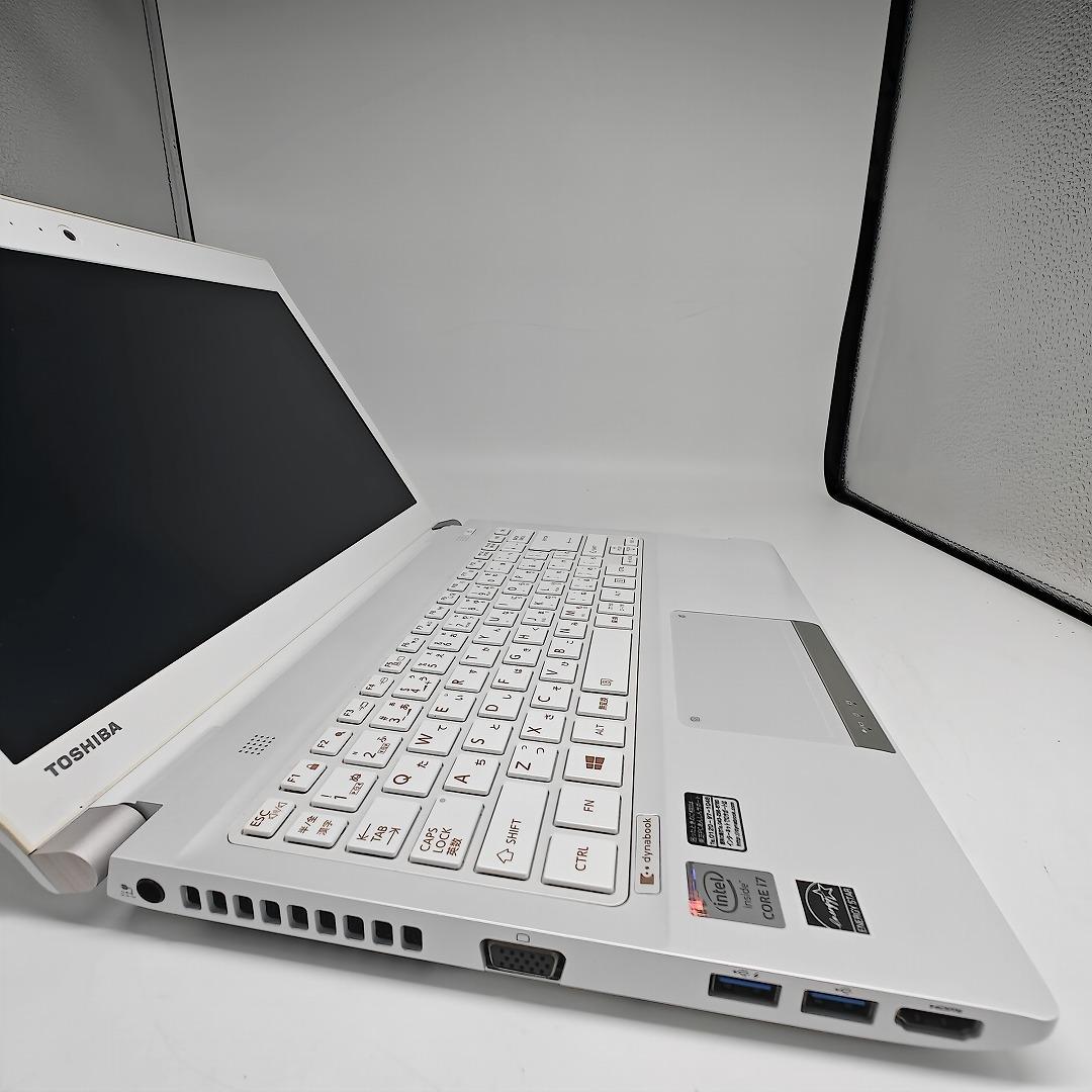 【東芝】R73 高性能i7 SSD256GB 8GB オフィス付きノートPC