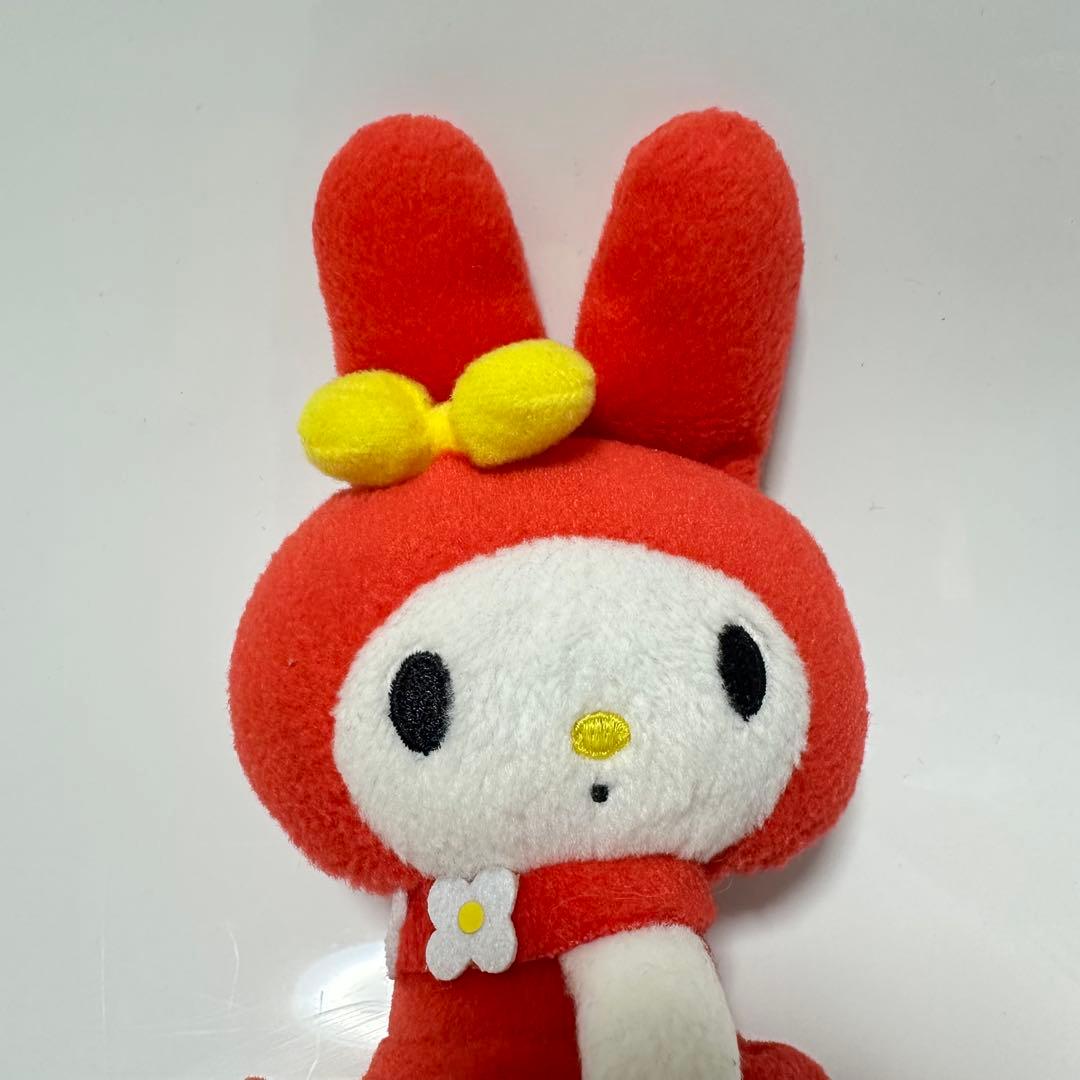 マイメロディ ぬいぐるみ　2009年製　お花　振り向き　Sanrio
