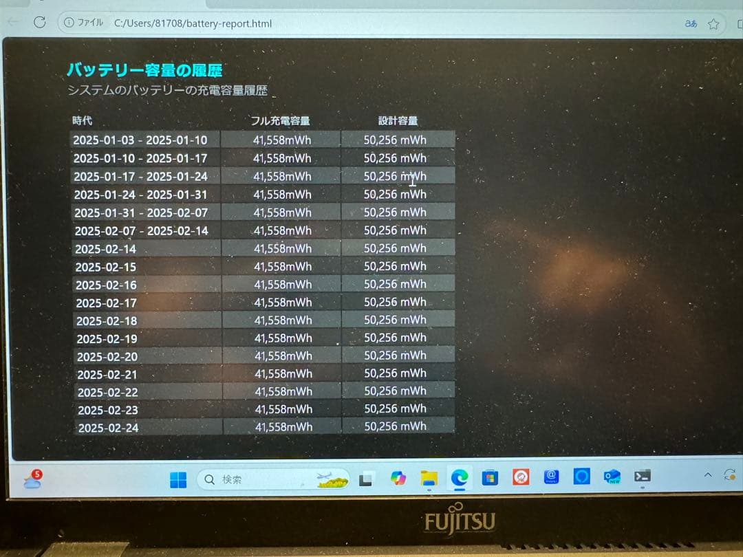 富士通 LIFEBOOK ノートPC本体