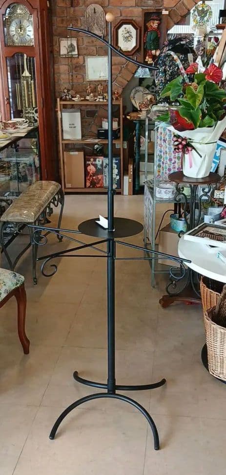 WORKS ブラック金属製コートラック 工芸社