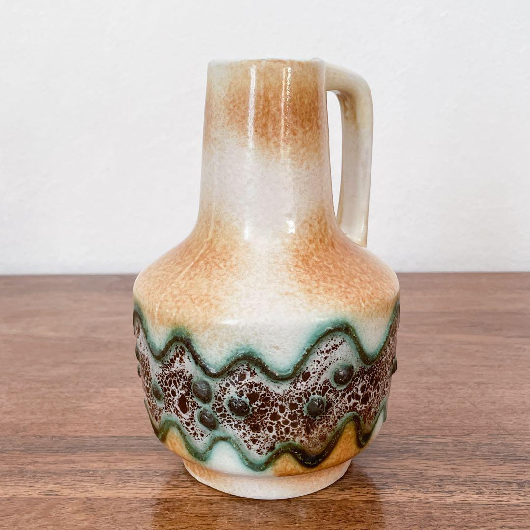 【東ドイツ Haldenslebenの花瓶】ミッドセンチュリー 350